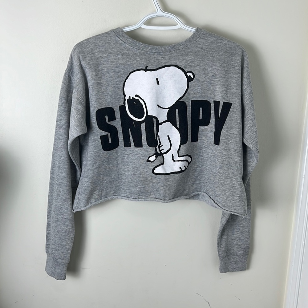 Peanuts Snoopy Cropped Top Size Small